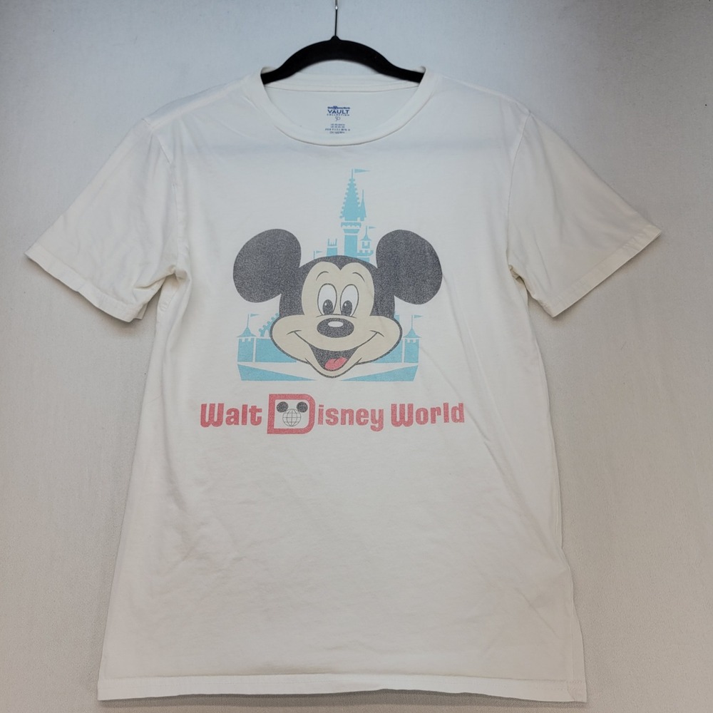 Disney Vault Collection T-Shirt Mens XS White Vintage 50th Anniversary Mickey